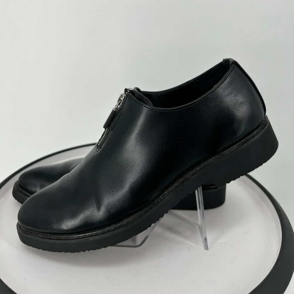 GIUSEPPE ZANOTTI‎ ITALIAN BLACK LEATHER SHOES